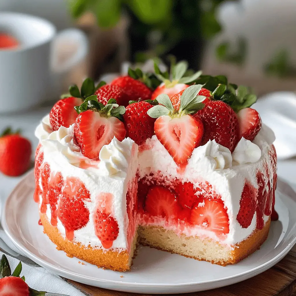 Looking for a dessert that’s both fun and delicious? This Best Strawberry Poke Cake is a delightful treat that combines moist cake with vibrant strawberry flavor! Topped with whipped cream and fresh strawberries, it’s perfect for gatherings, picnics, or just a sweet indulgence at home. Save this recipe to enjoy a slice of summer bliss anytime!