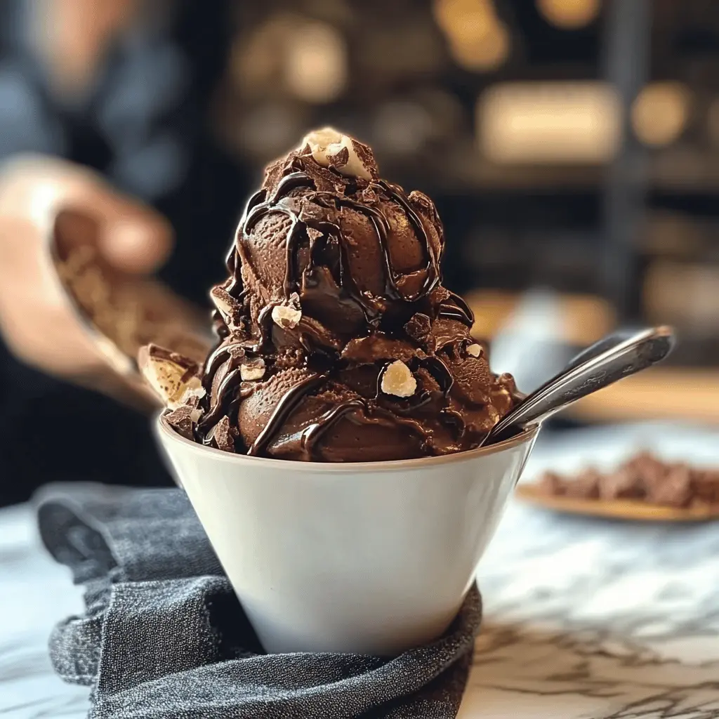 Easy Homemade Dark Chocolate Gelato Recipe