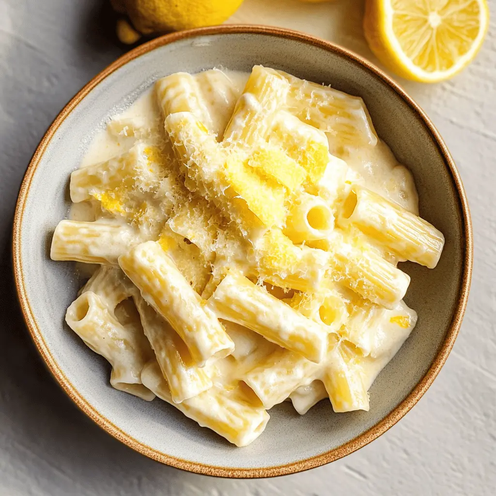 This Easy Creamy Lemon Pasta is perfect for a quick dinner that feels special! With a fresh zing from lemon and a rich, creamy sauce, you’ll have a delightful dish on your table in no time. It's great for weeknight meals or entertaining guests. Save this recipe for a burst of flavor that everyone will love! Enjoy this simple yet elegant pasta anytime!