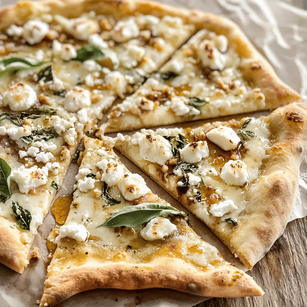 Unlock the goodness of Grilled Honey Goat Cheese Pizza! This delightful pizza features a crispy crust topped with creamy goat cheese, a drizzle of sweet honey, and fresh herbs that elevate every bite. Perfect for summer gatherings or cozy nights in, it's an easy crowd-pleaser. Save this recipe for your next pizza night and impress everyone with your culinary skills!