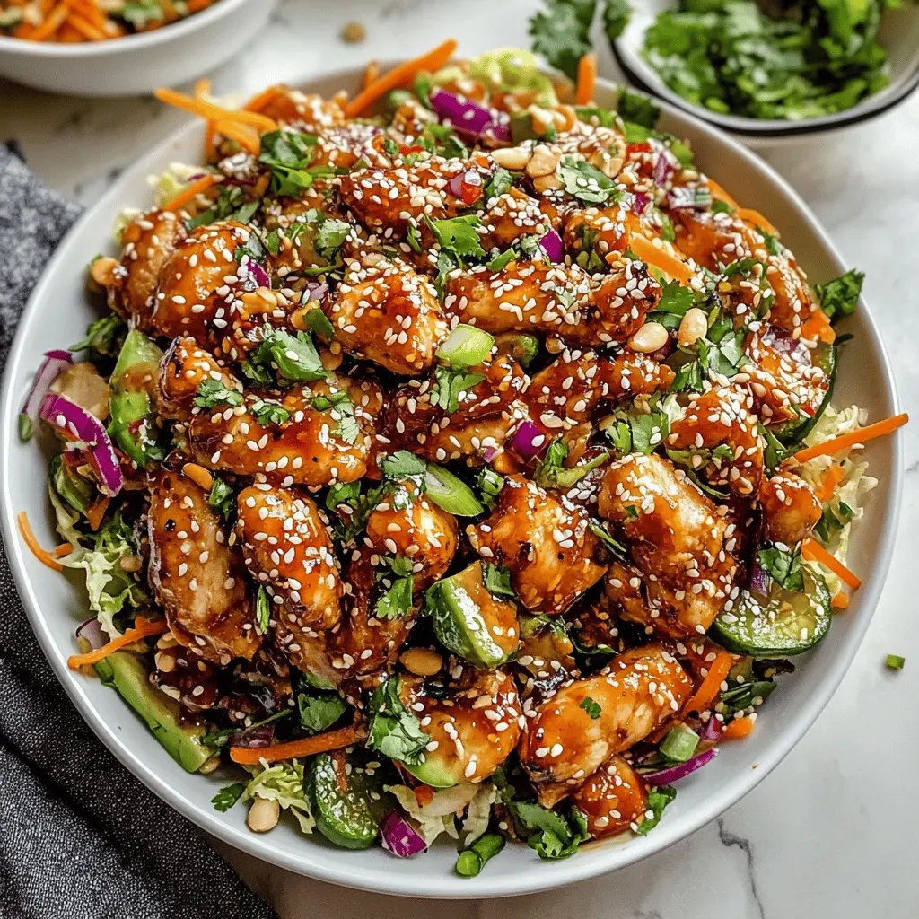 Looking for a refreshing and wholesome meal? This Incredible Sesame Chicken Salad brings together tender chicken, crunchy veggies, and a delightful sesame dressing for a satisfying bite! Perfect for lunch or dinner, it’s light yet filling. Save this easy recipe so you can enjoy a delightful healthy meal anytime!