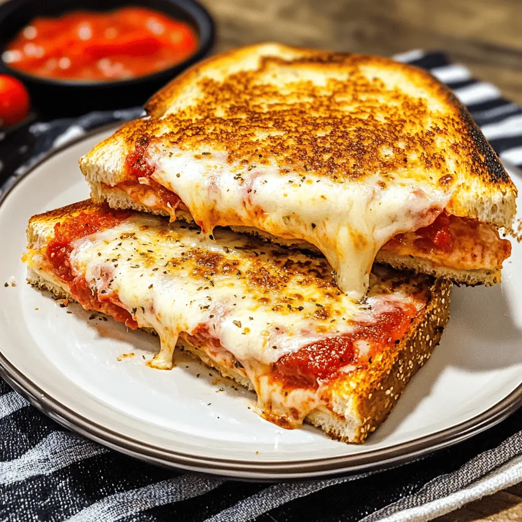 This Pizza Grilled Cheese is the ultimate comfort food! Combining gooey cheese with savory pepperoni and zesty marinara, this dish is perfect for lunch or a cozy dinner. Ready in just 15 minutes, it’s a quick delight that’s sure to please kids and adults alike. Save this recipe to bring a slice of pizza goodness into your kitchen! 🍕🧀