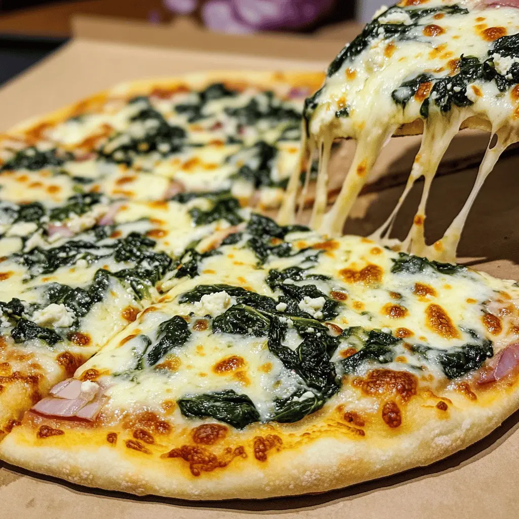This Spinach Ricotta Pizza combines fresh greens with creamy ricotta for a delightful twist on a classic favorite. Perfect for a cozy night in or a gathering with friends, this pizza is packed with flavor and just the right amount of cheesy goodness. Save this recipe to impress your guests or enjoy a delicious homemade pizza night!