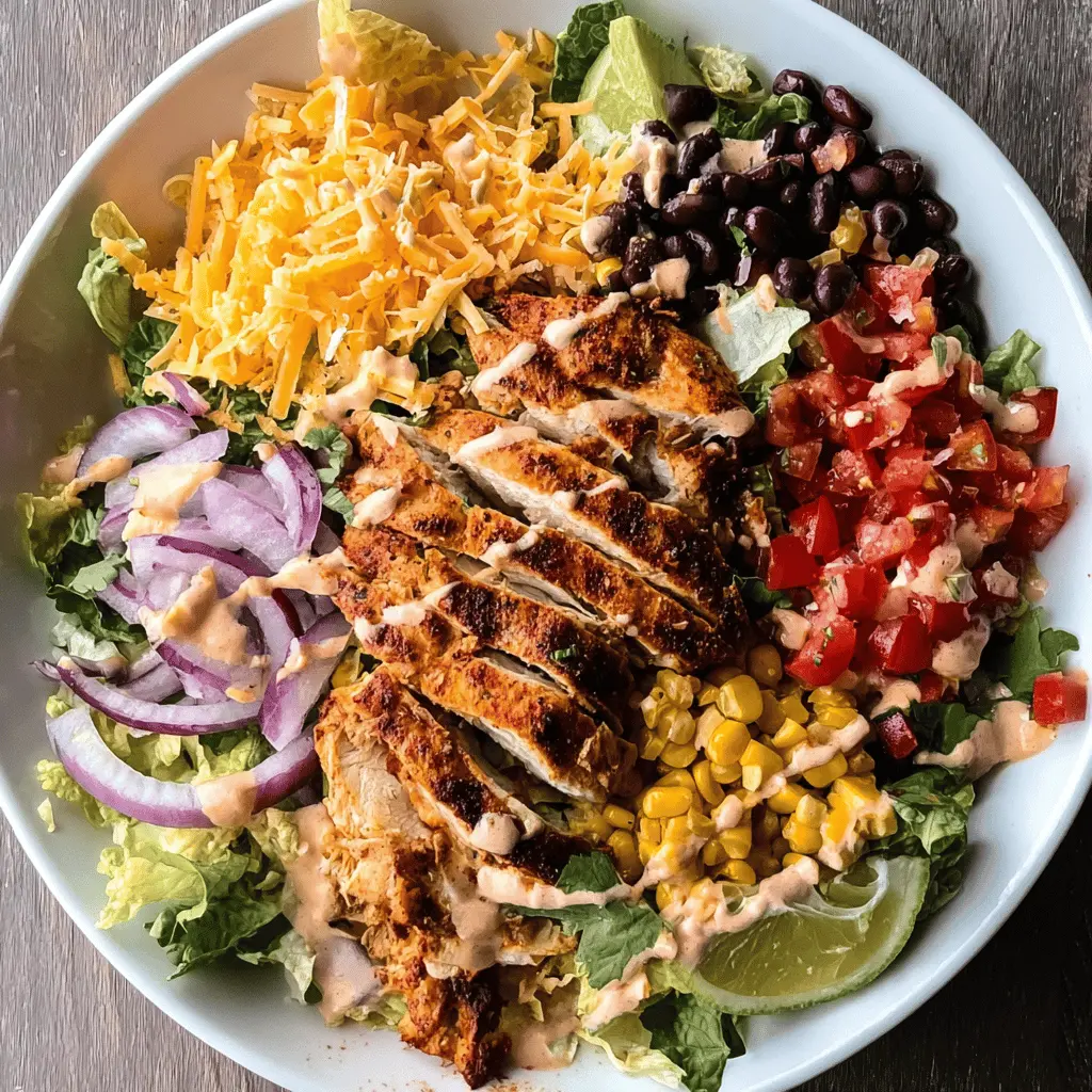 Easy Spicy Southwest Chicken Salad Recipe