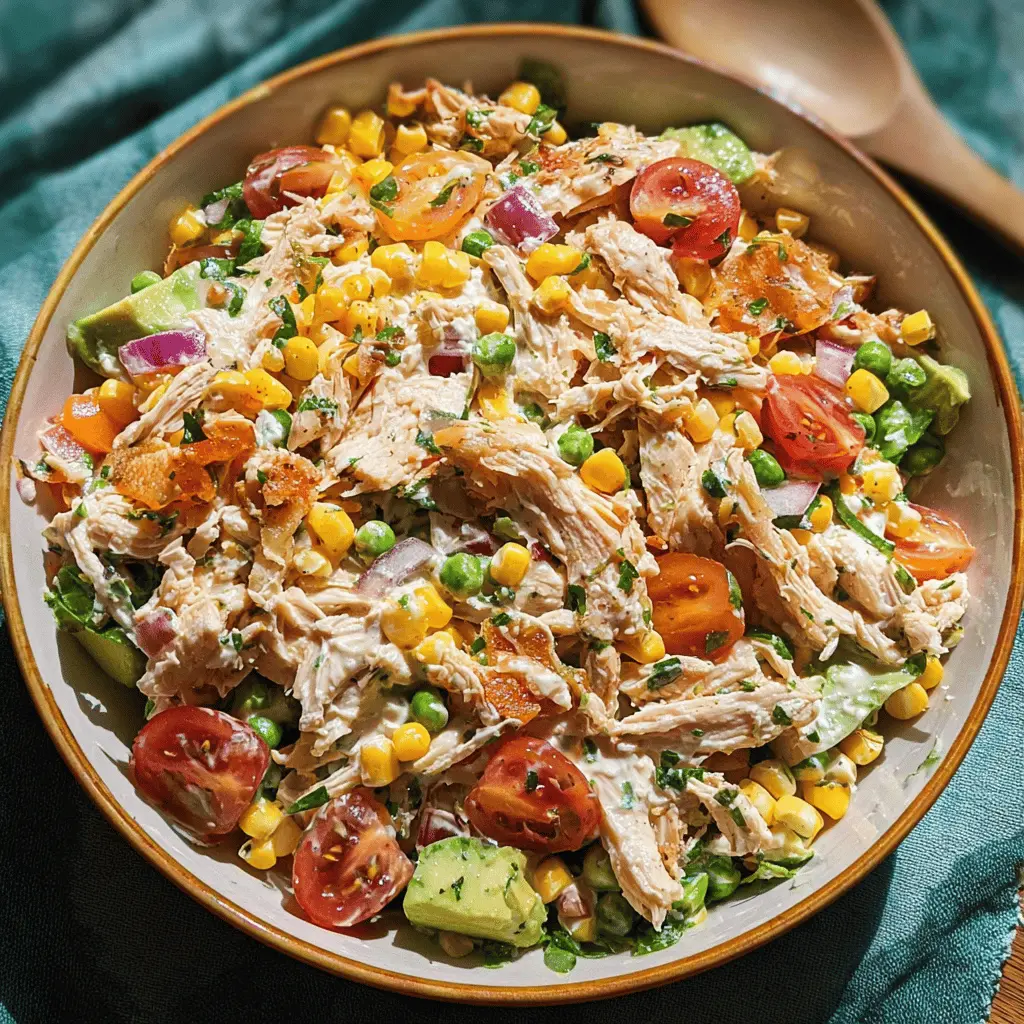 Easy Mexican Chicken Salad Recipe for Summer