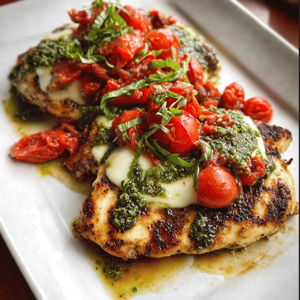 Easy Grilled Chicken Margherita Recipe