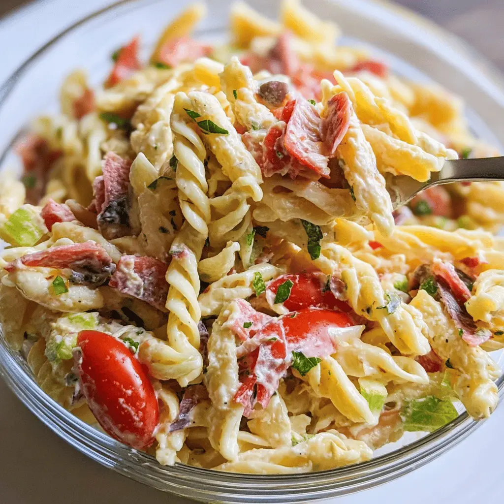 Easy Italian Grinder Pasta Salad Recipe