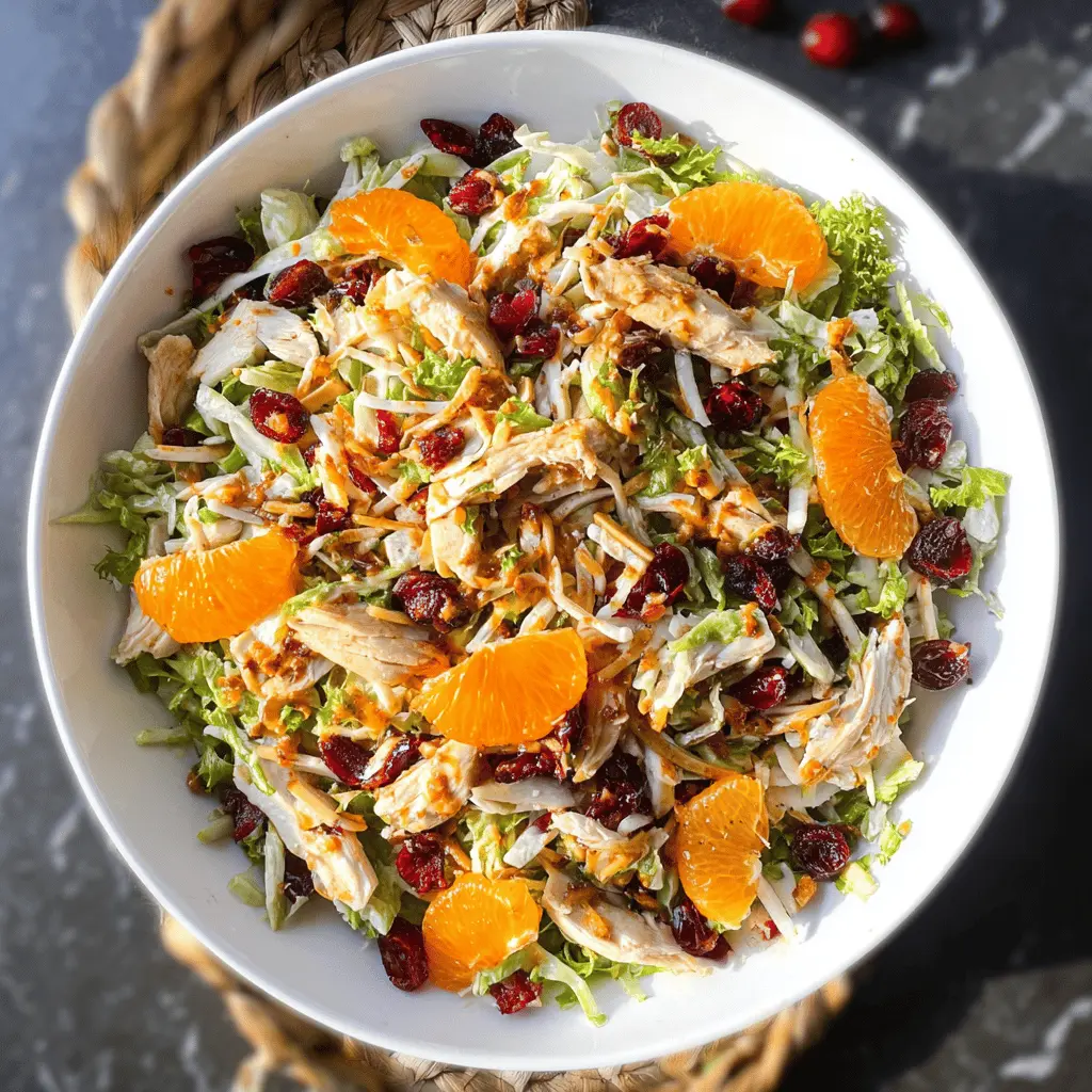 Easy Asian Chicken Cranberry Salad Recipe