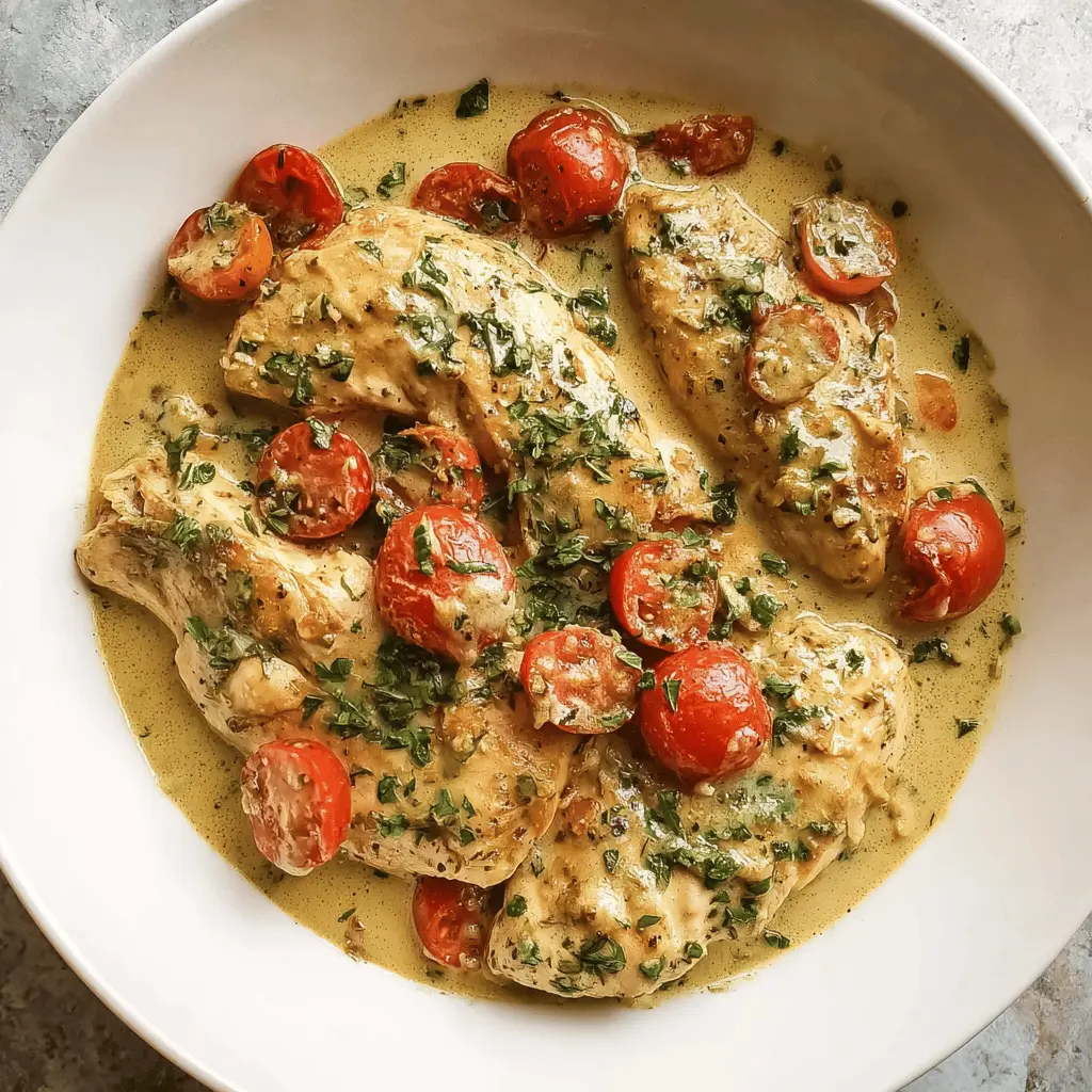 Easy Creamy Pesto Chicken Recipe