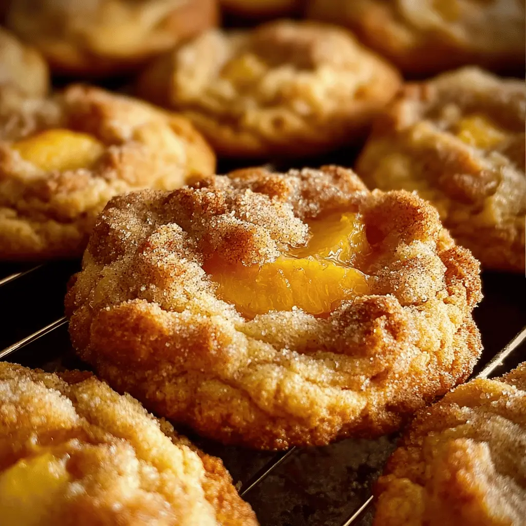Easy Peach Cobbler Cookies Recipe