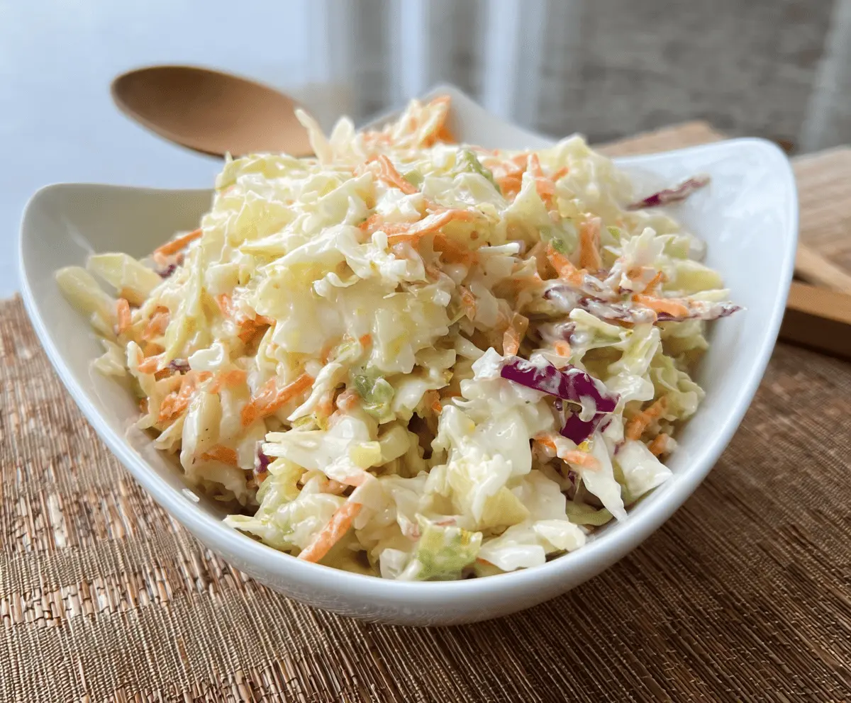 Easy Hawaiian Coleslaw Recipe with Pineapple