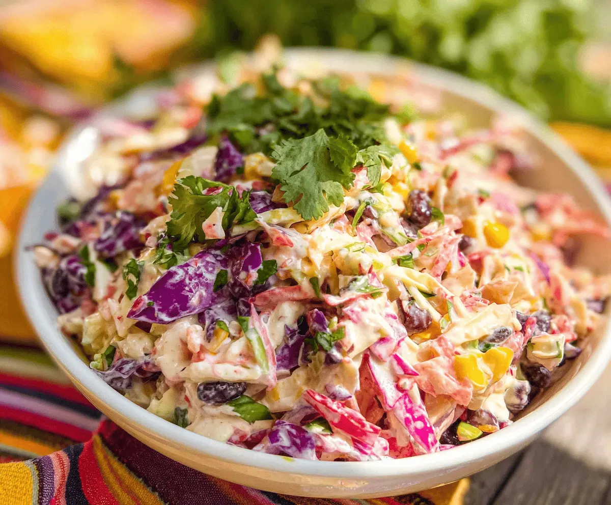 Easy Mexican Coleslaw Recipe for Summer