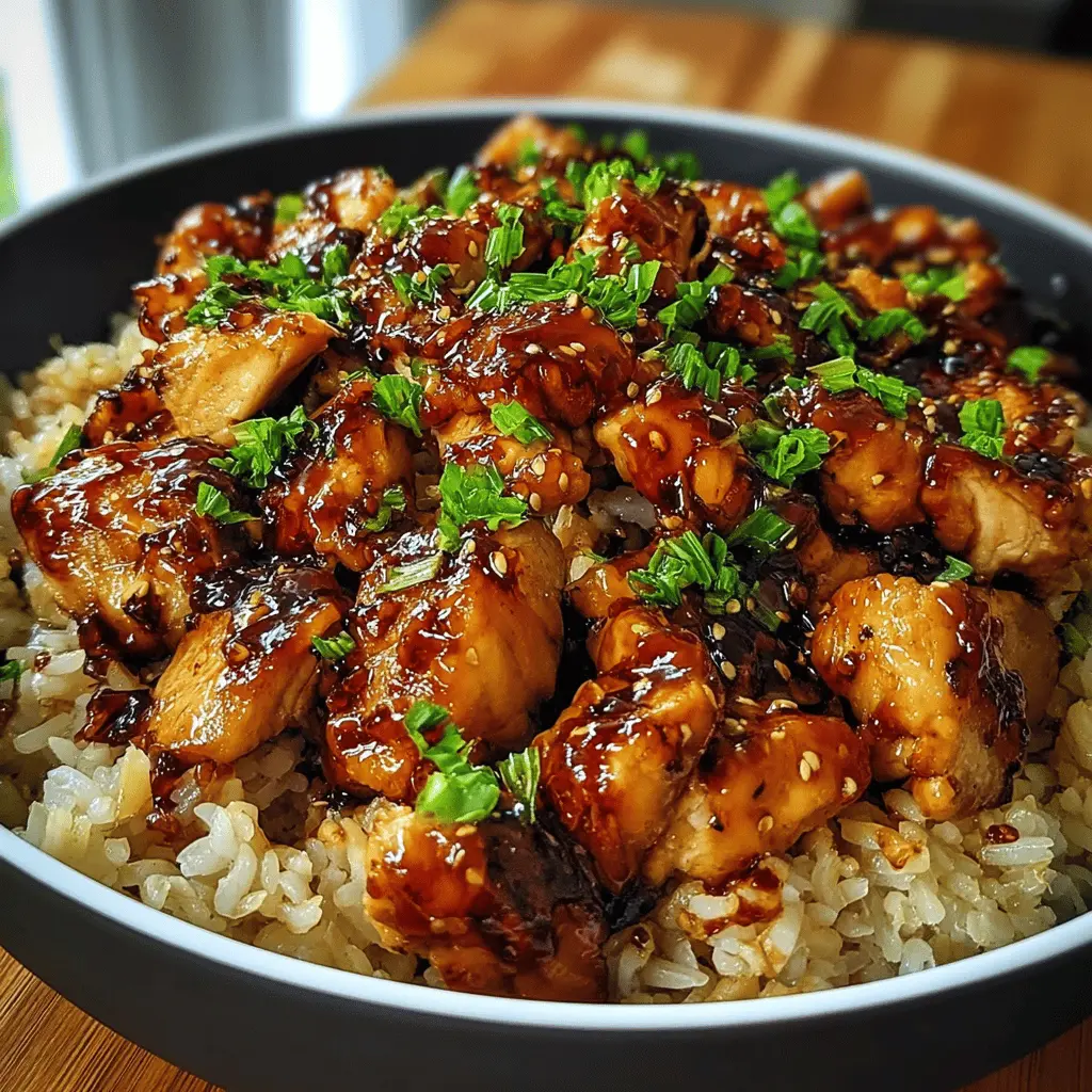 Easy One-Pan Honey BBQ Chicken and Rice