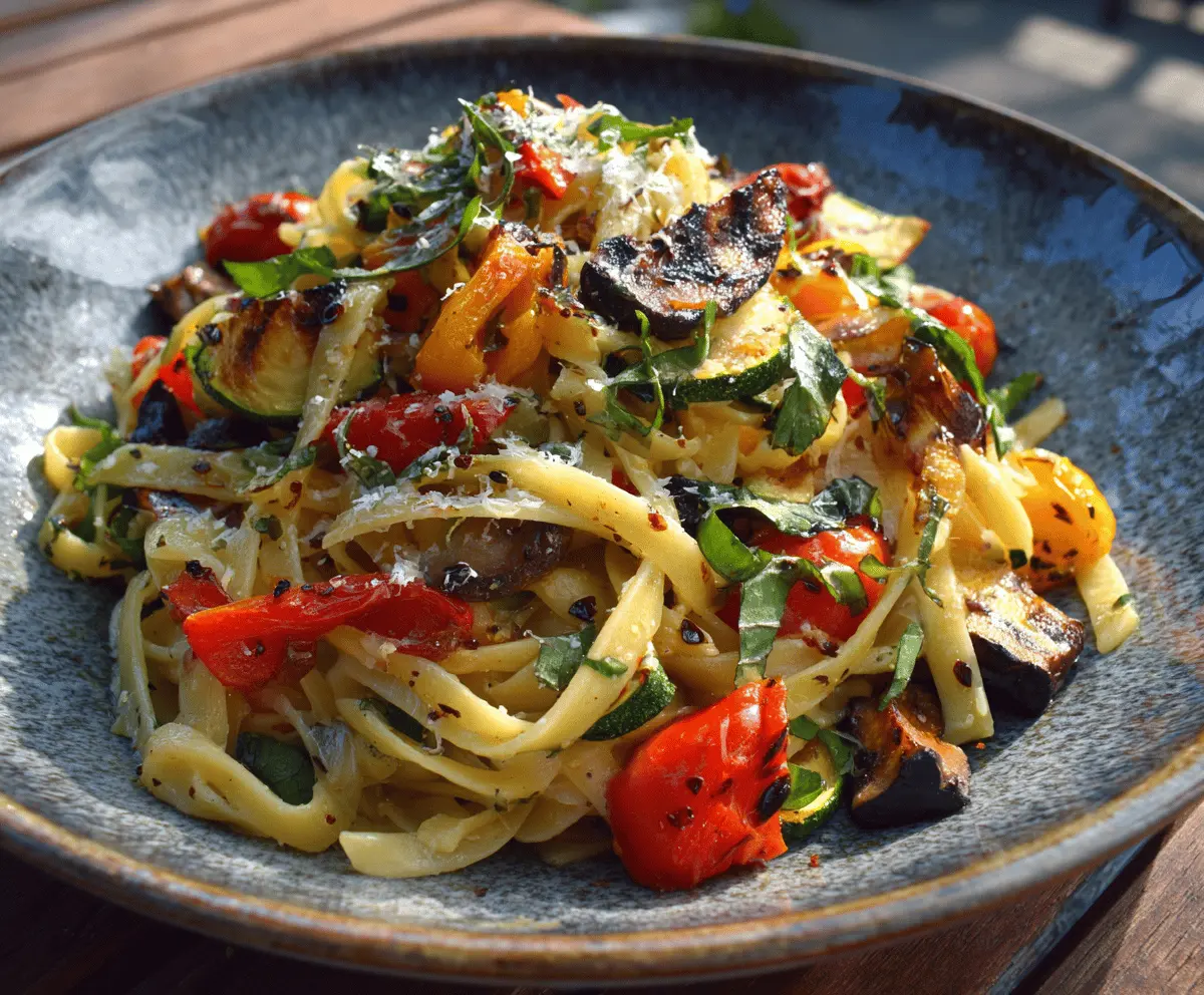 Grilled Vegetable Pasta