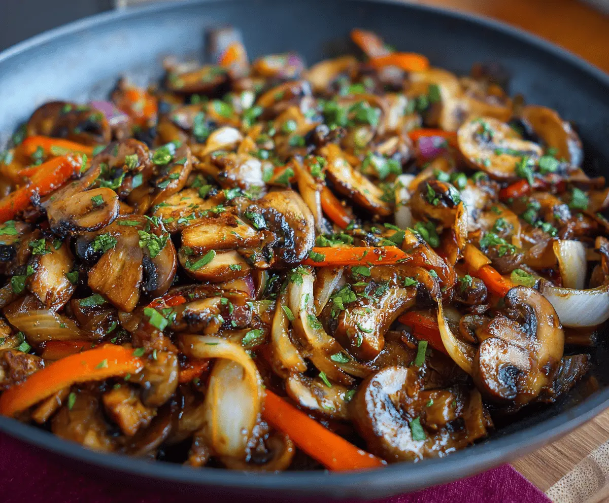 Vegan Mushroom Stir-Fry