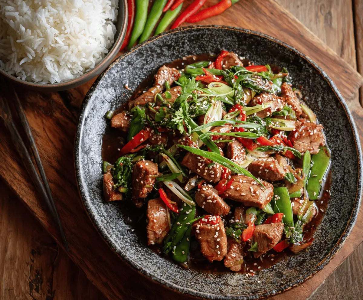 Pork Tenderloin Stir Fry