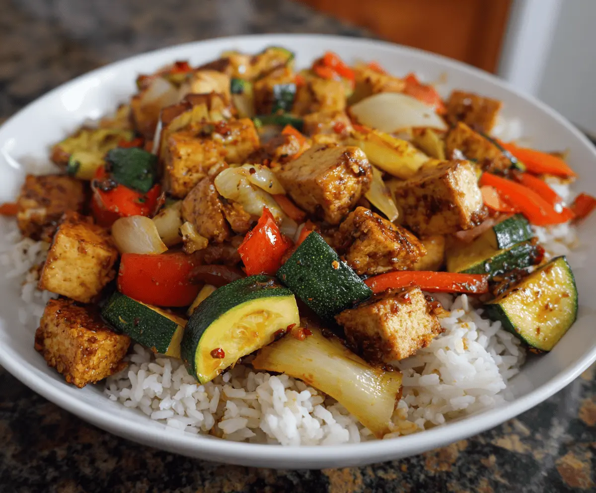Tofu Vegetable Stir-Fry