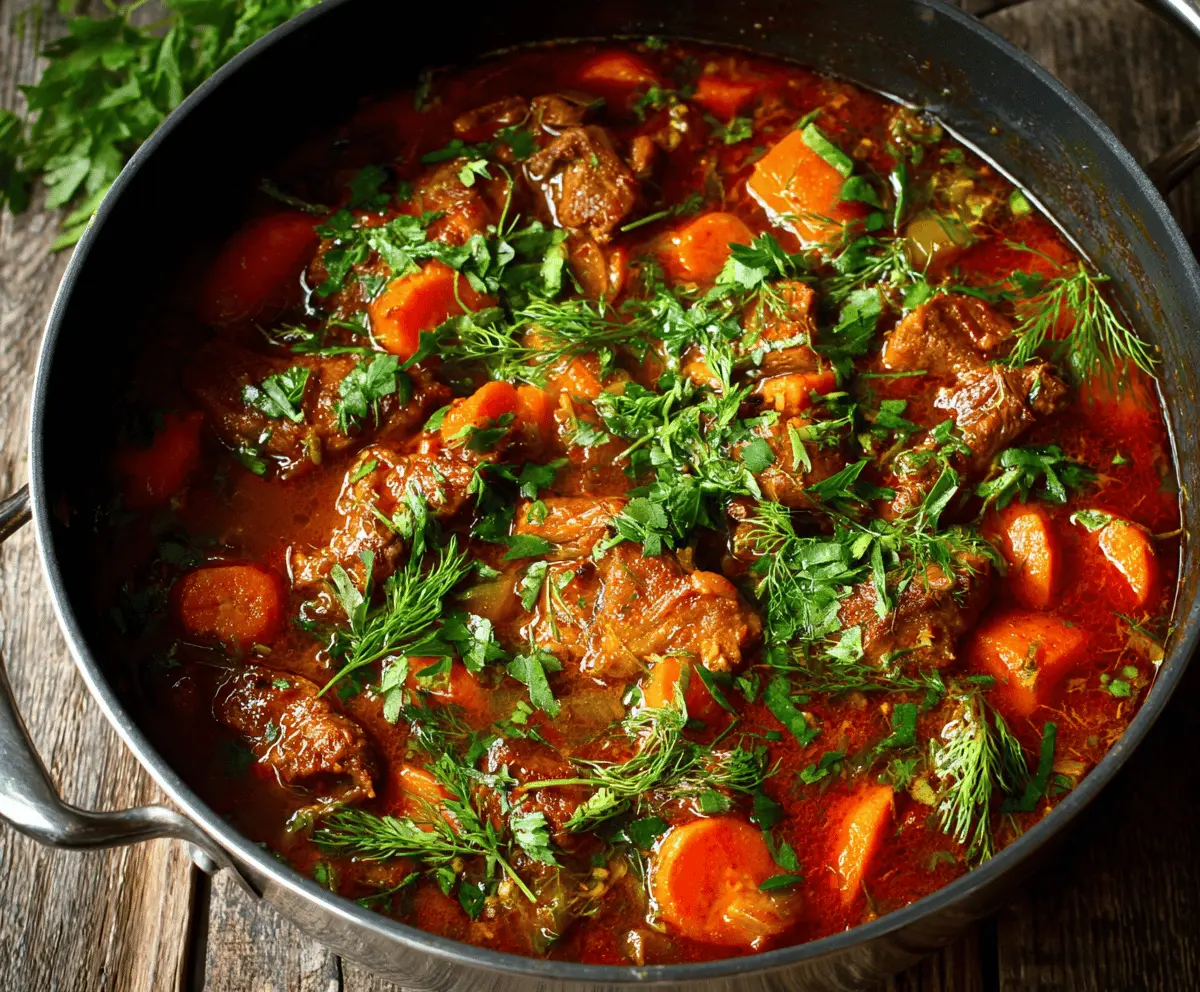 Pork Carrot Stew