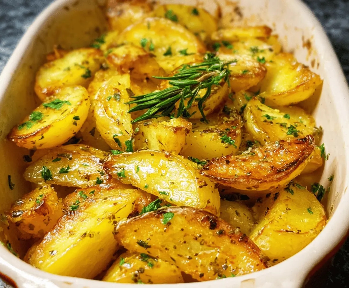 Easy Greek Lemon Potatoes Recipe