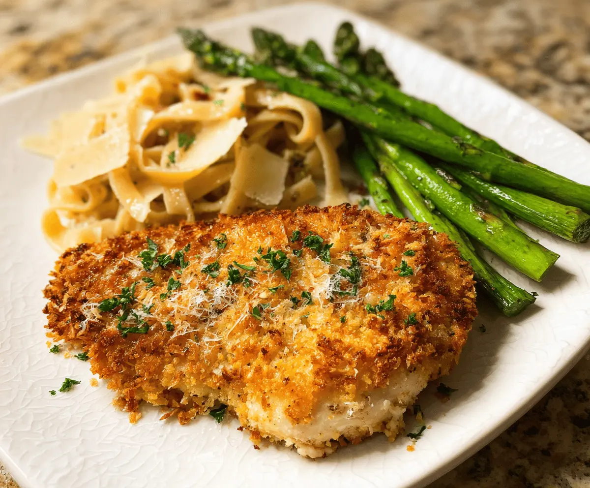 Crispy Parmesan Crusted Chicken Recipe