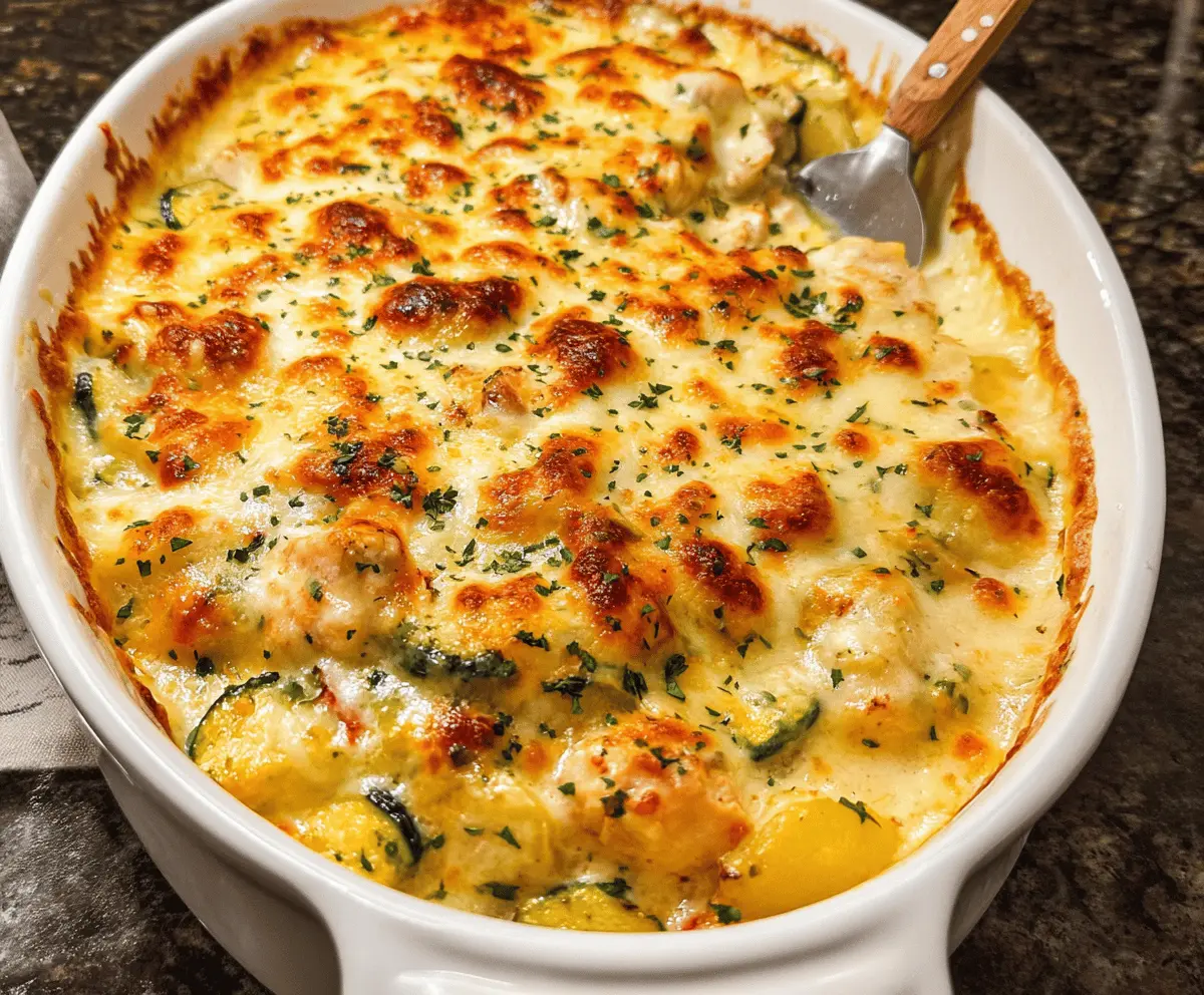 Easy Baked Chicken and Zucchini Casserole Recipe
