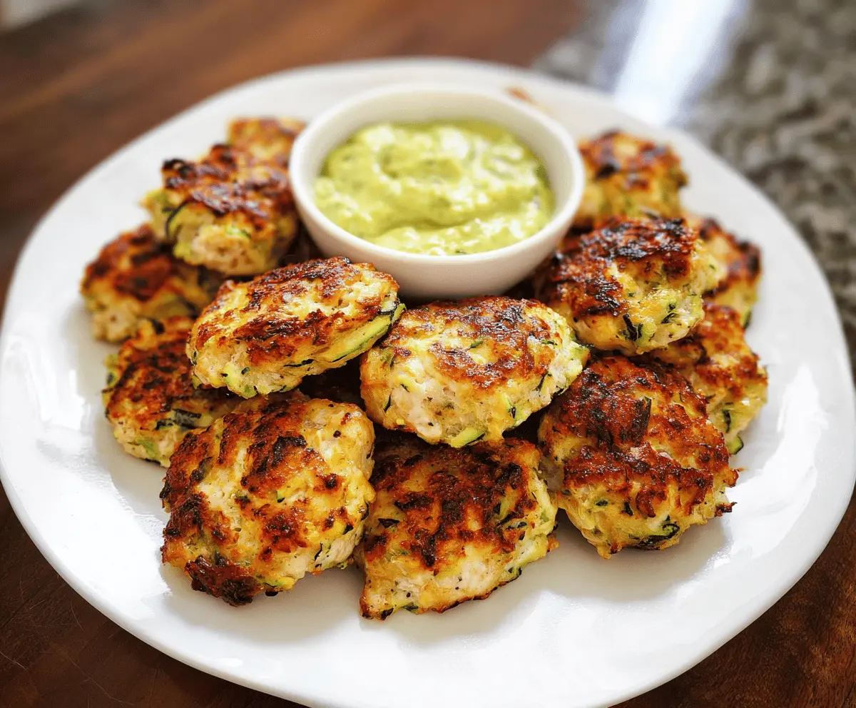 High Protein Chicken Zucchini Poppers Recipe