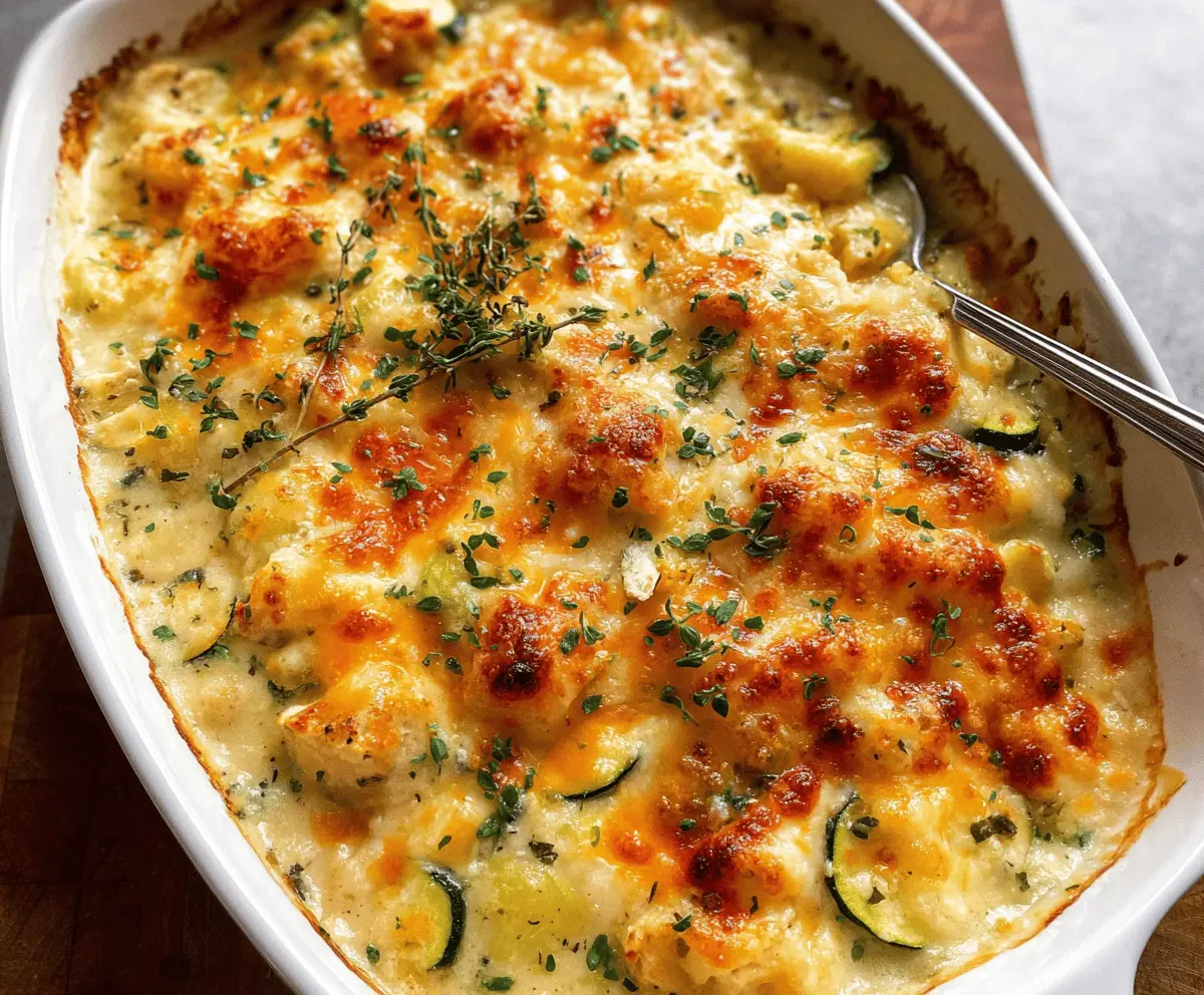 Easy Chicken Zucchini Casserole Recipe