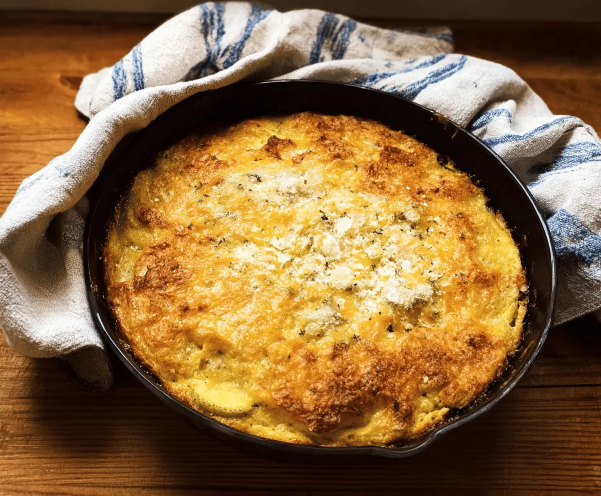 Easy Green Chile Yellow Squash Casserole Recipe