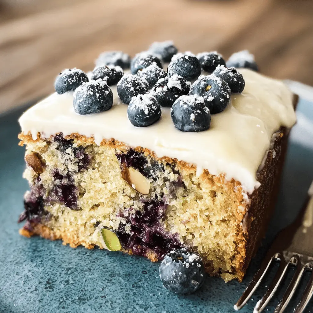 Moist Blueberry Zucchini Cake Recipe