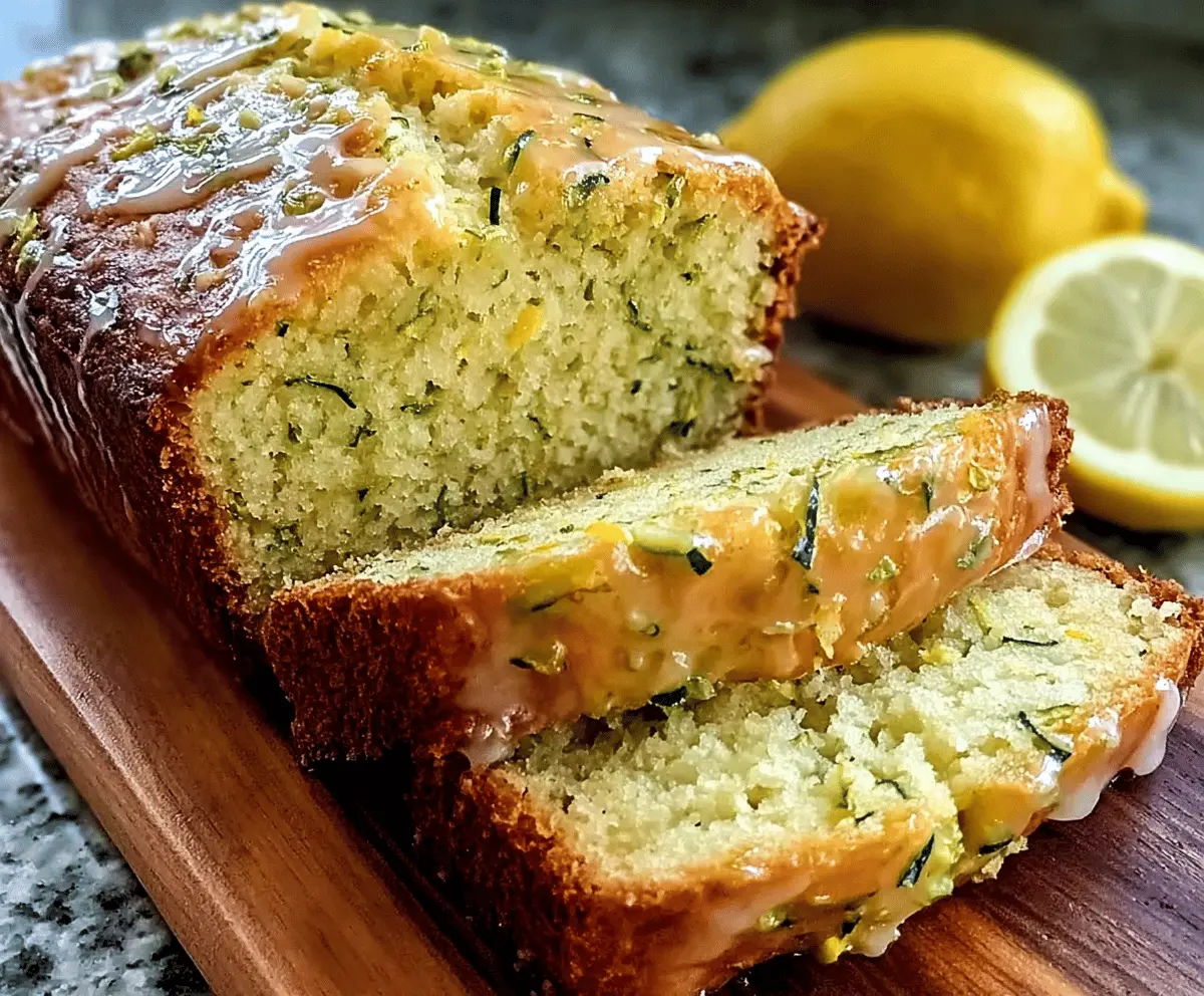 Moist Lemon Zucchini Bread Recipe