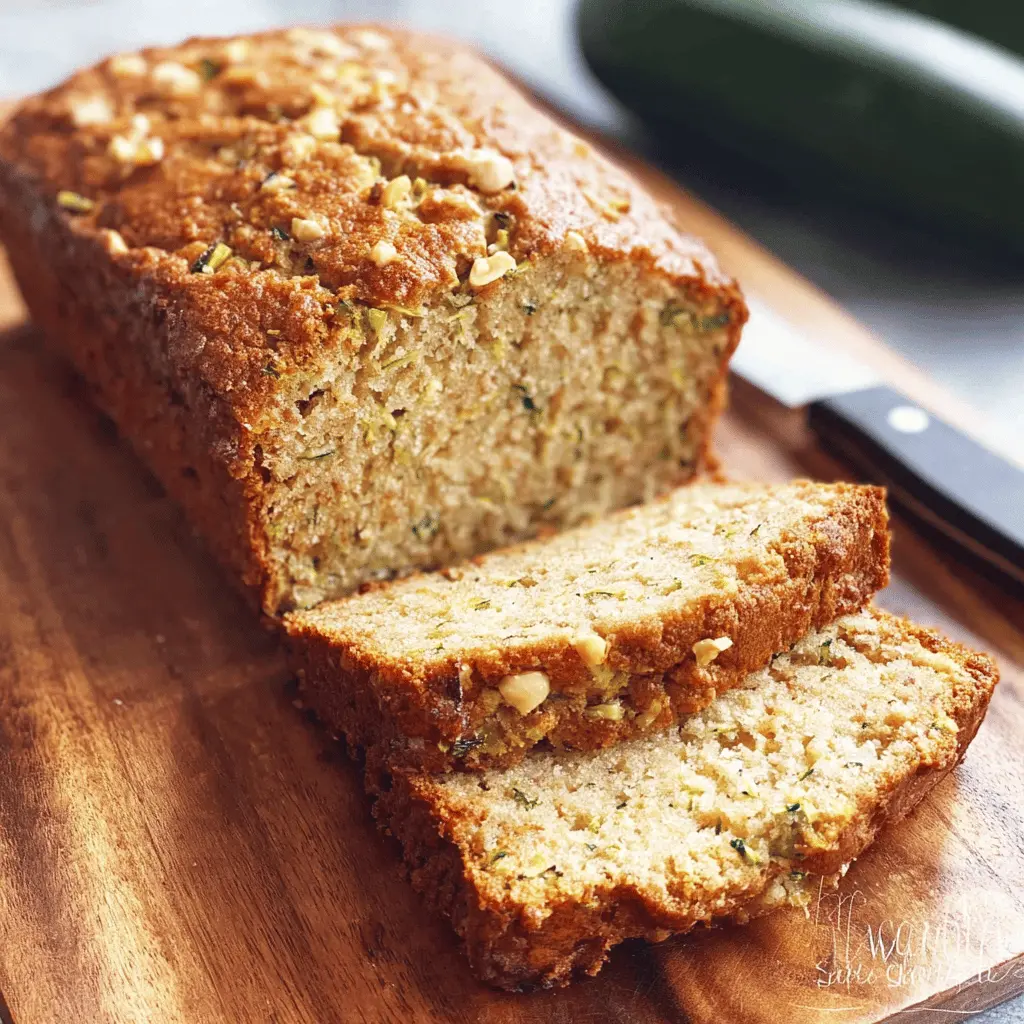 Moist Almond Flour Zucchini Bread Recipe