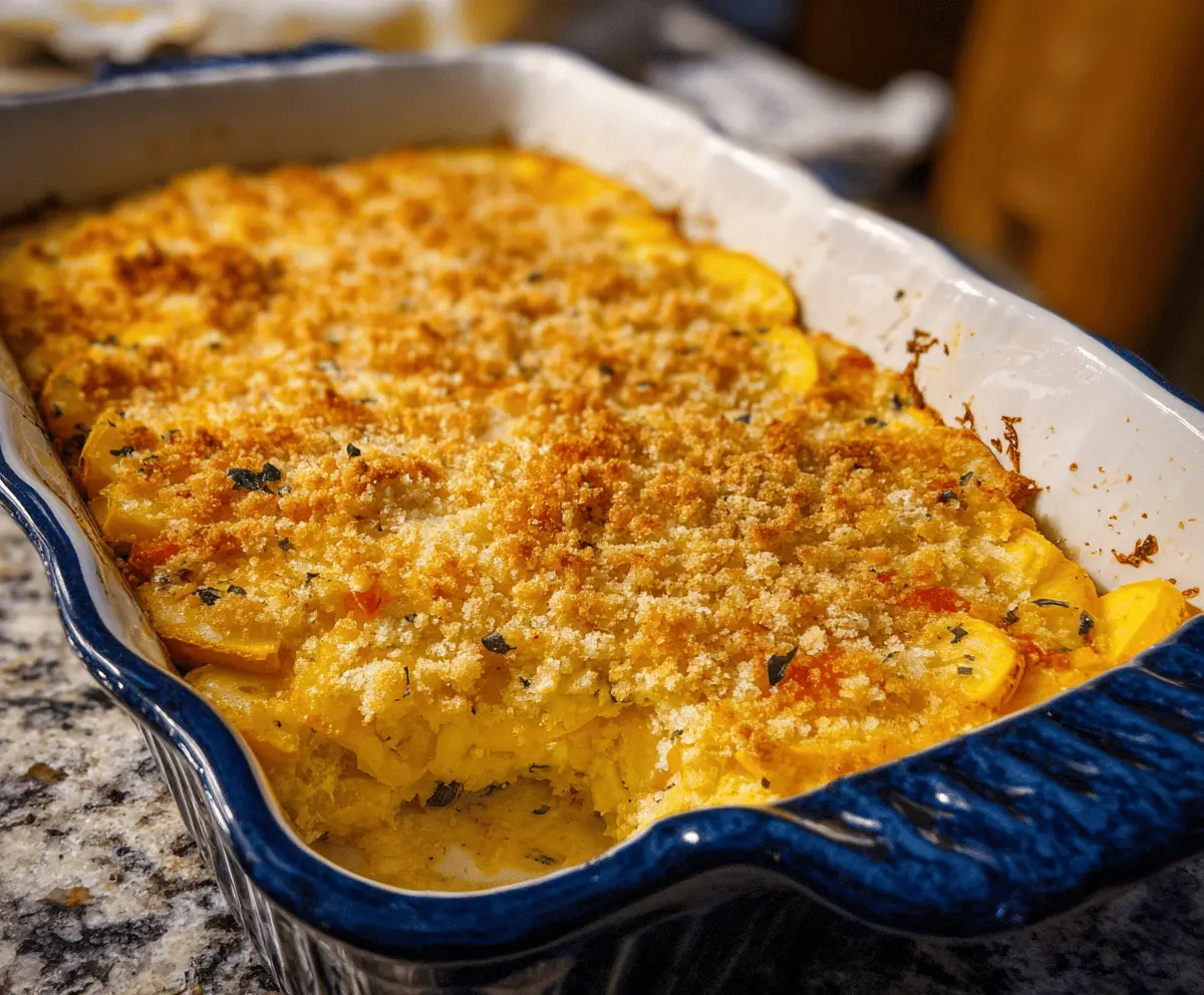 Classic Southern Squash Casserole Recipe