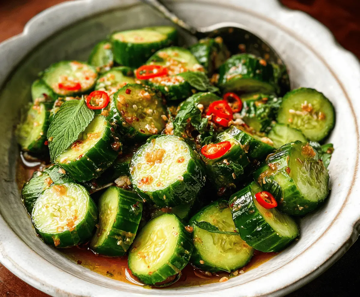 Refreshing Asian Cucumber Salad Recipe