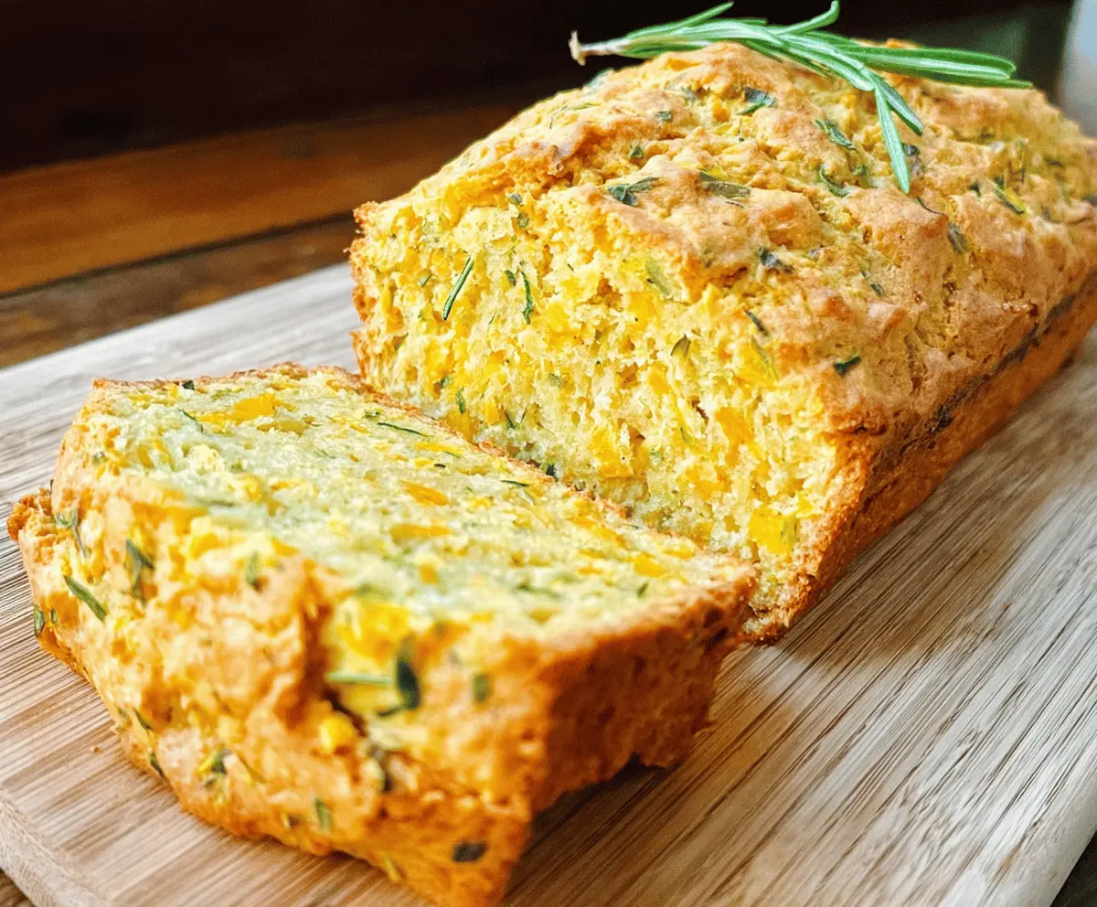 Herb and Cheddar Squash Bread Recipe