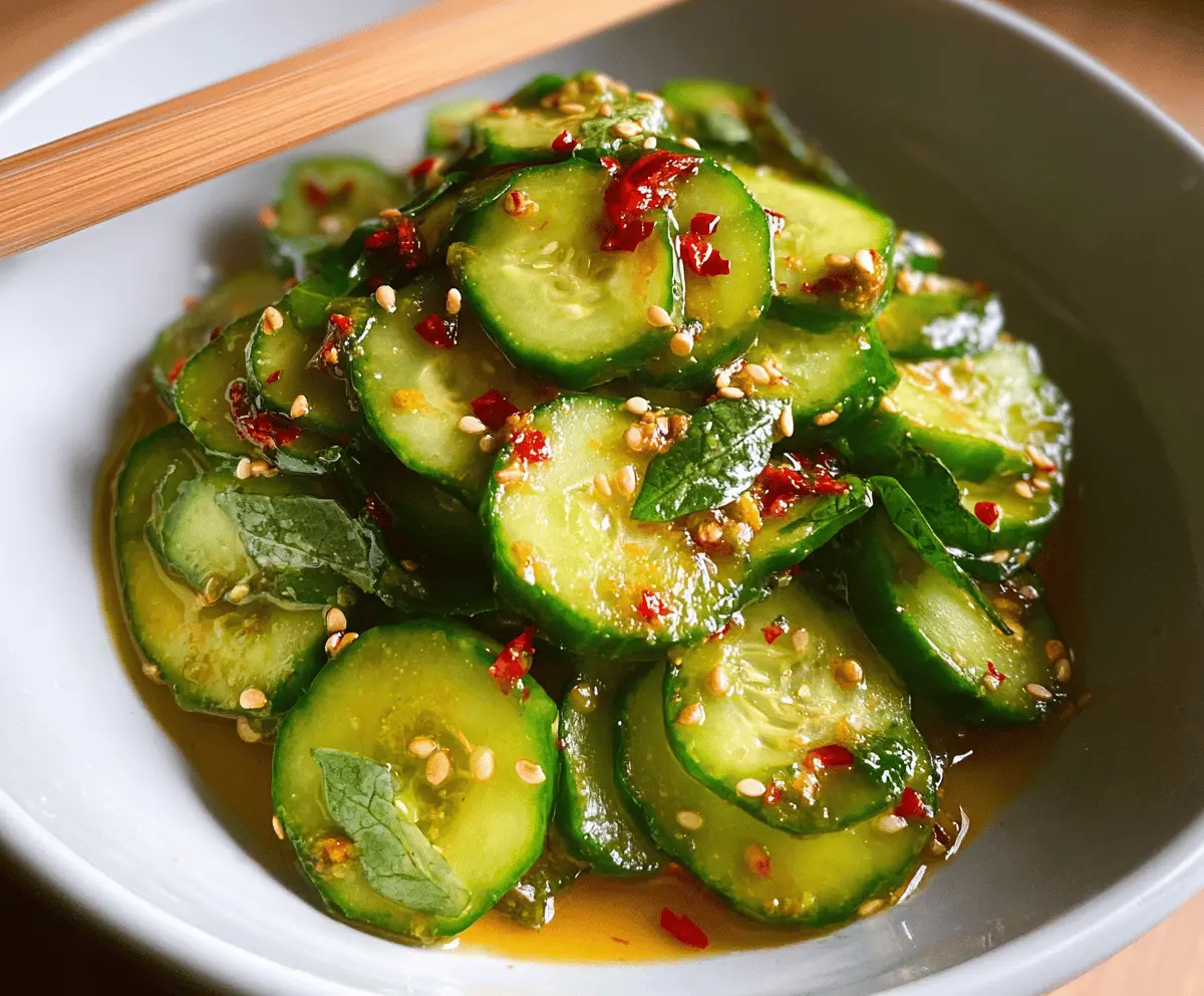 Easy Asian Cucumber Salad Recipe for Quick Refreshing Side