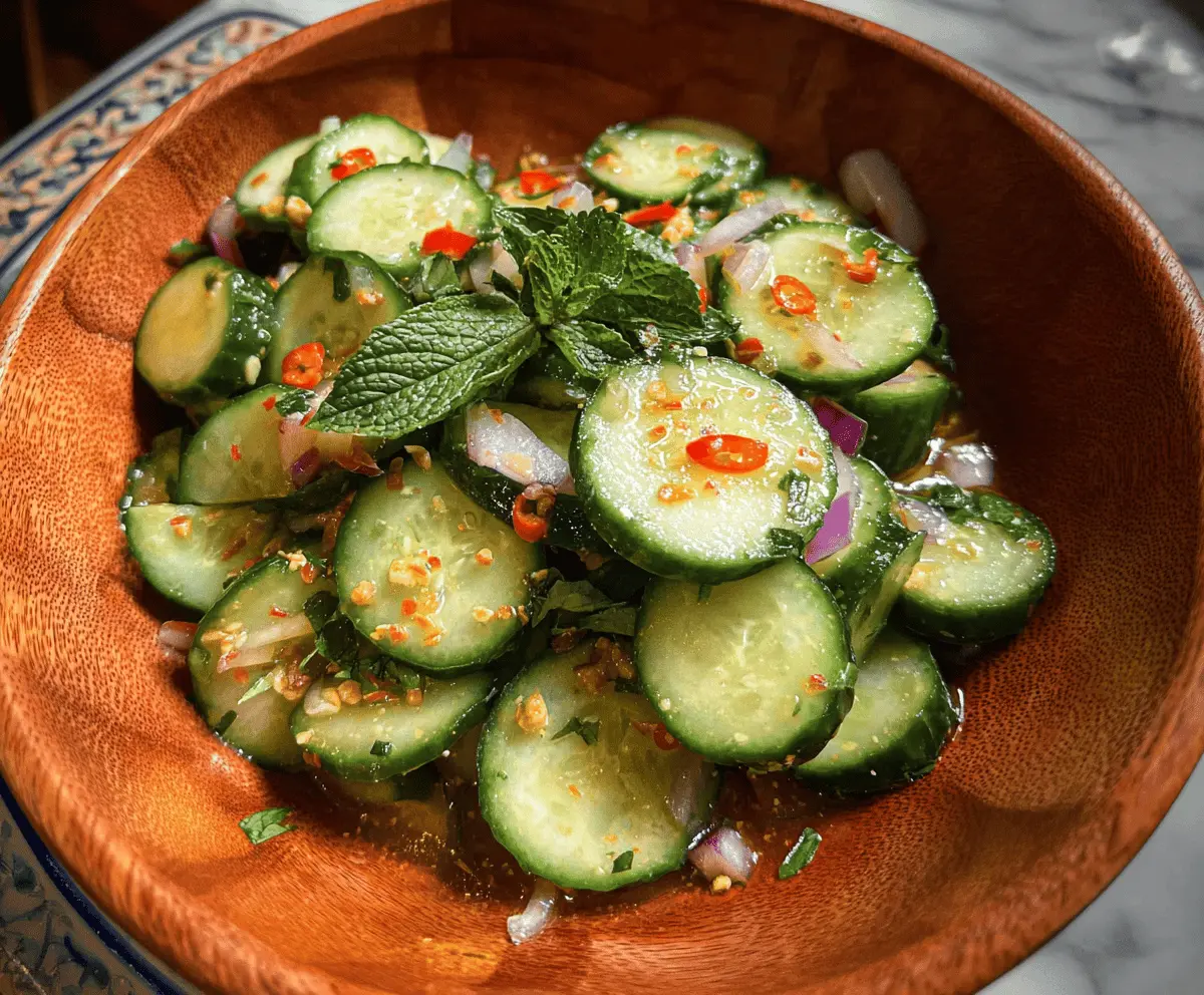 Refreshing Thai Cucumber Salad Recipe