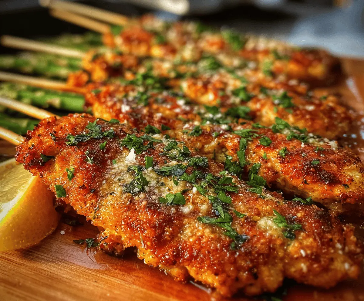 Garlic Parmesan Blackstone Chicken Recipe