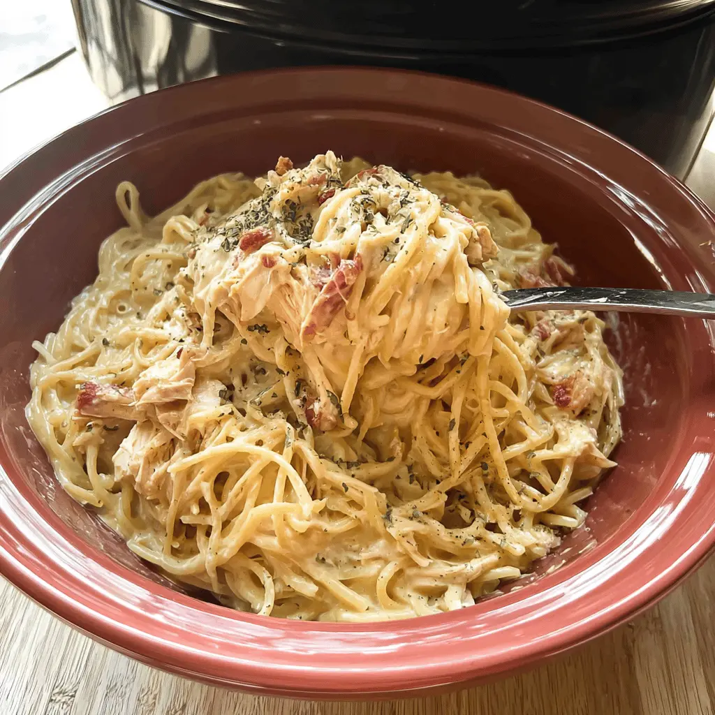 Easy Crockpot Chicken Spaghetti Recipe for Busy Nights