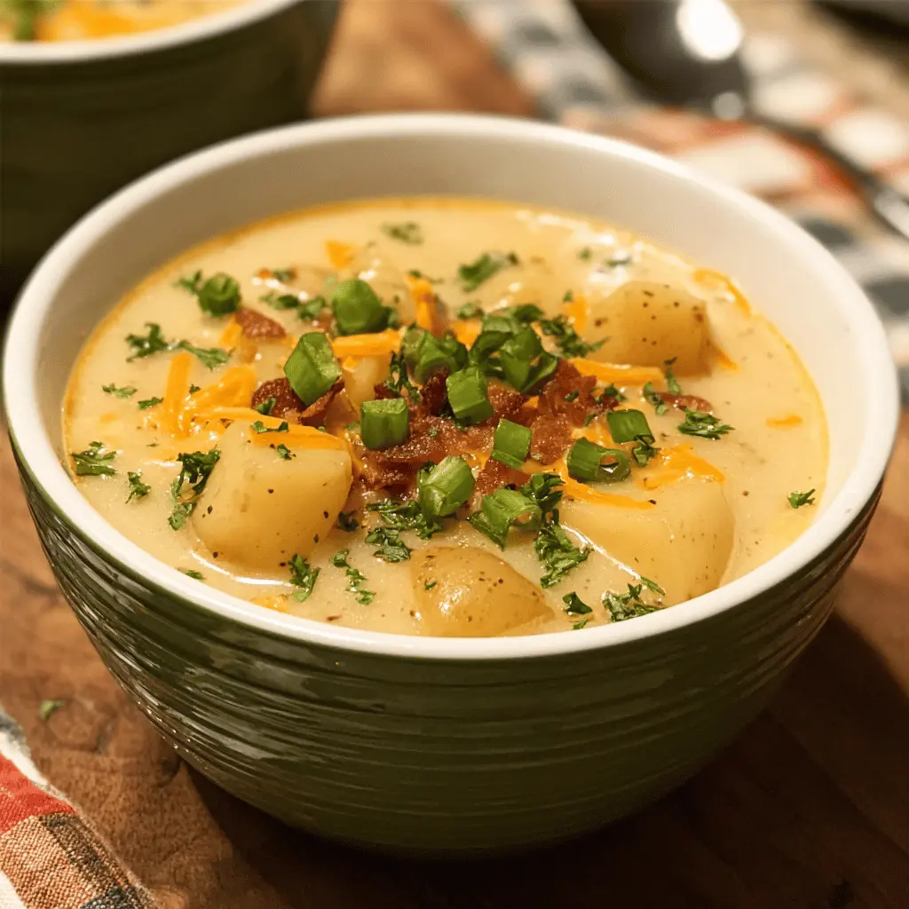 Creamy Crockpot Potato Soup Recipe