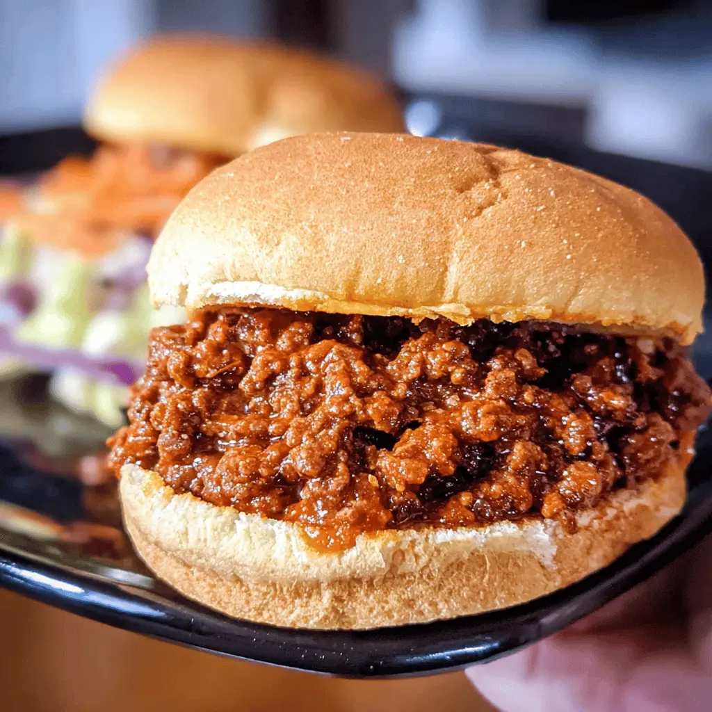 Easy Slow Cooker Sloppy Joes Recipe
