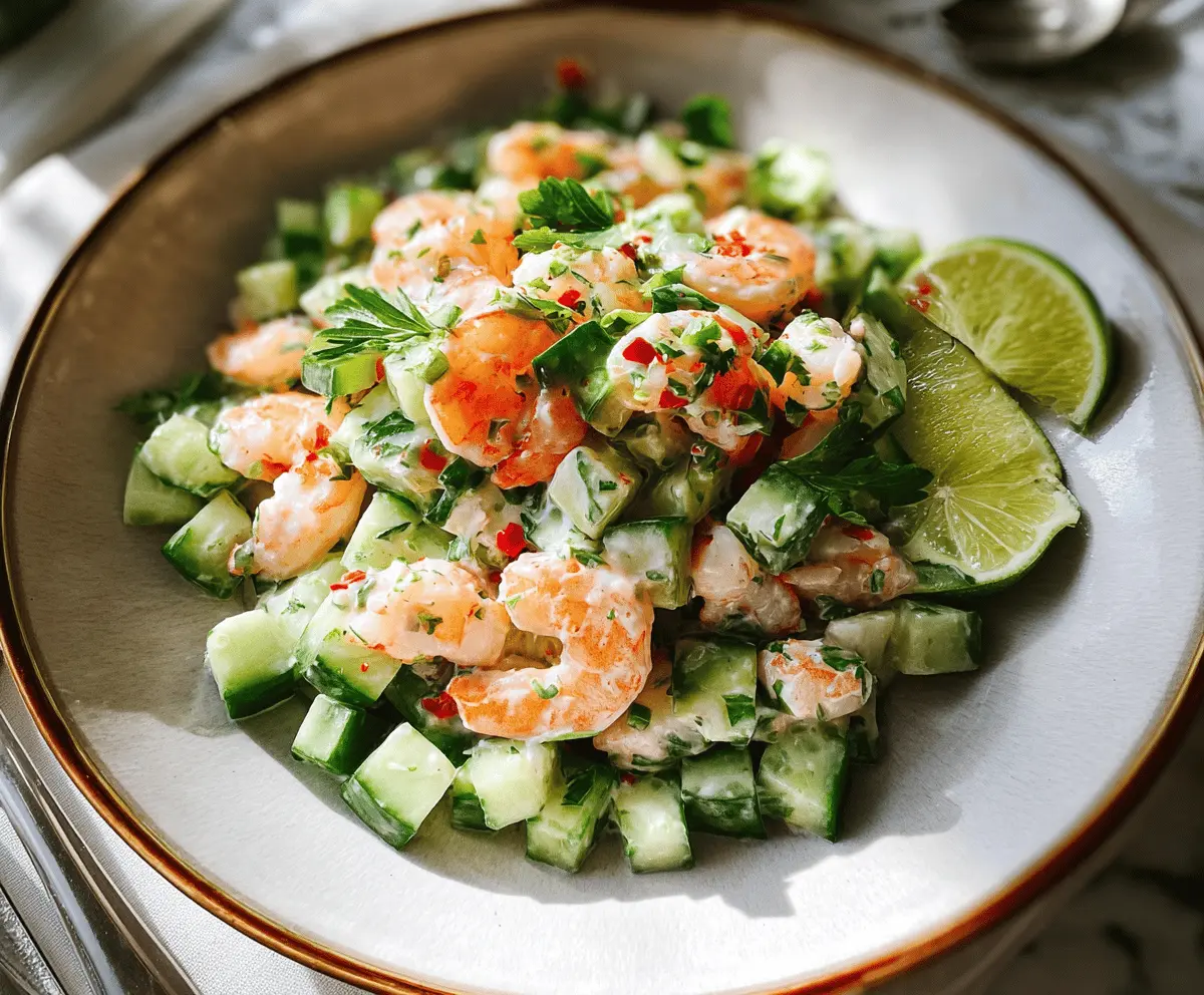 Refreshing Cucumber Shrimp Salad Recipe