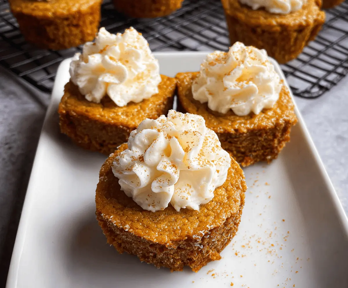 Easy Pumpkin Pie Cupcakes with Cream Cheese Frosting
