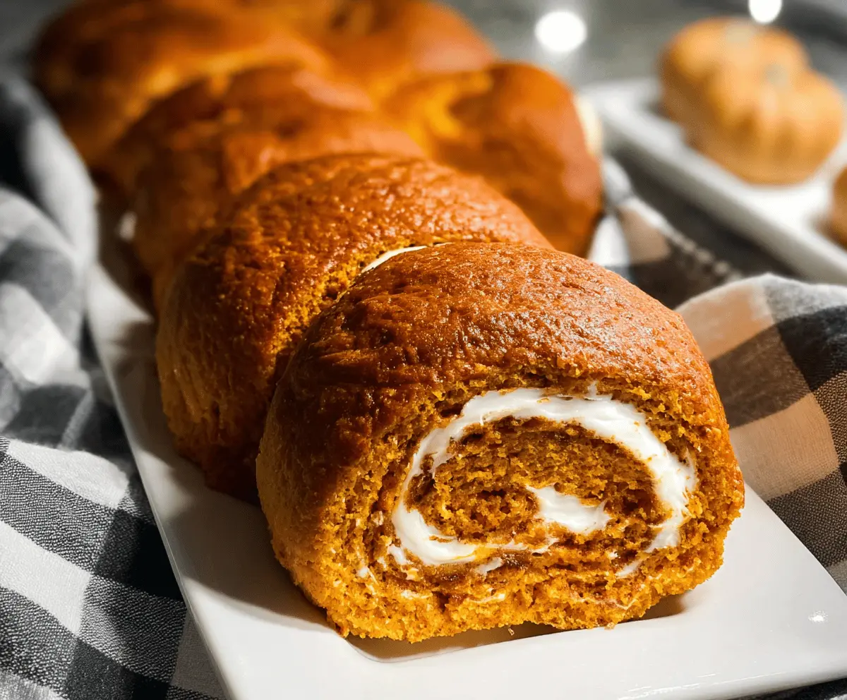 Soft and Creamy Pumpkin Rolls Recipe