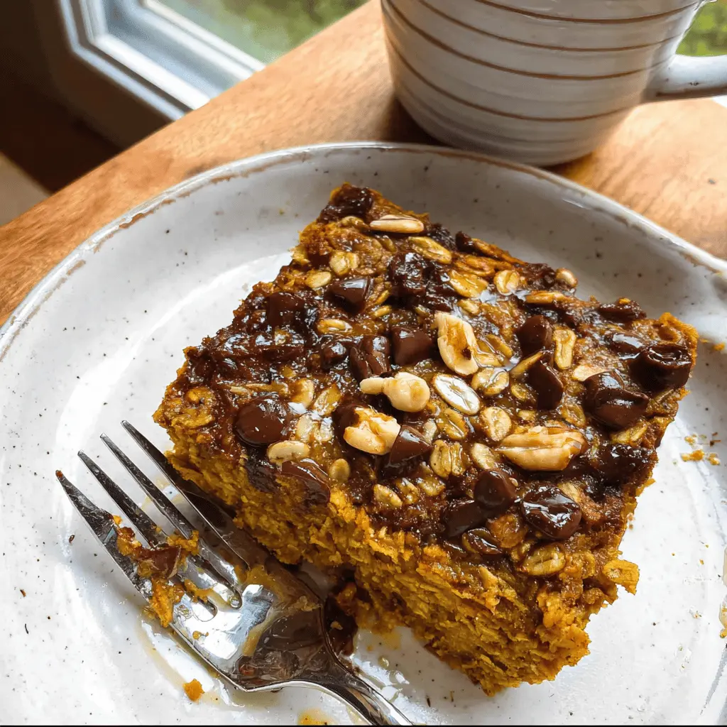 Easy Pumpkin Baked Oatmeal Recipe for Fall