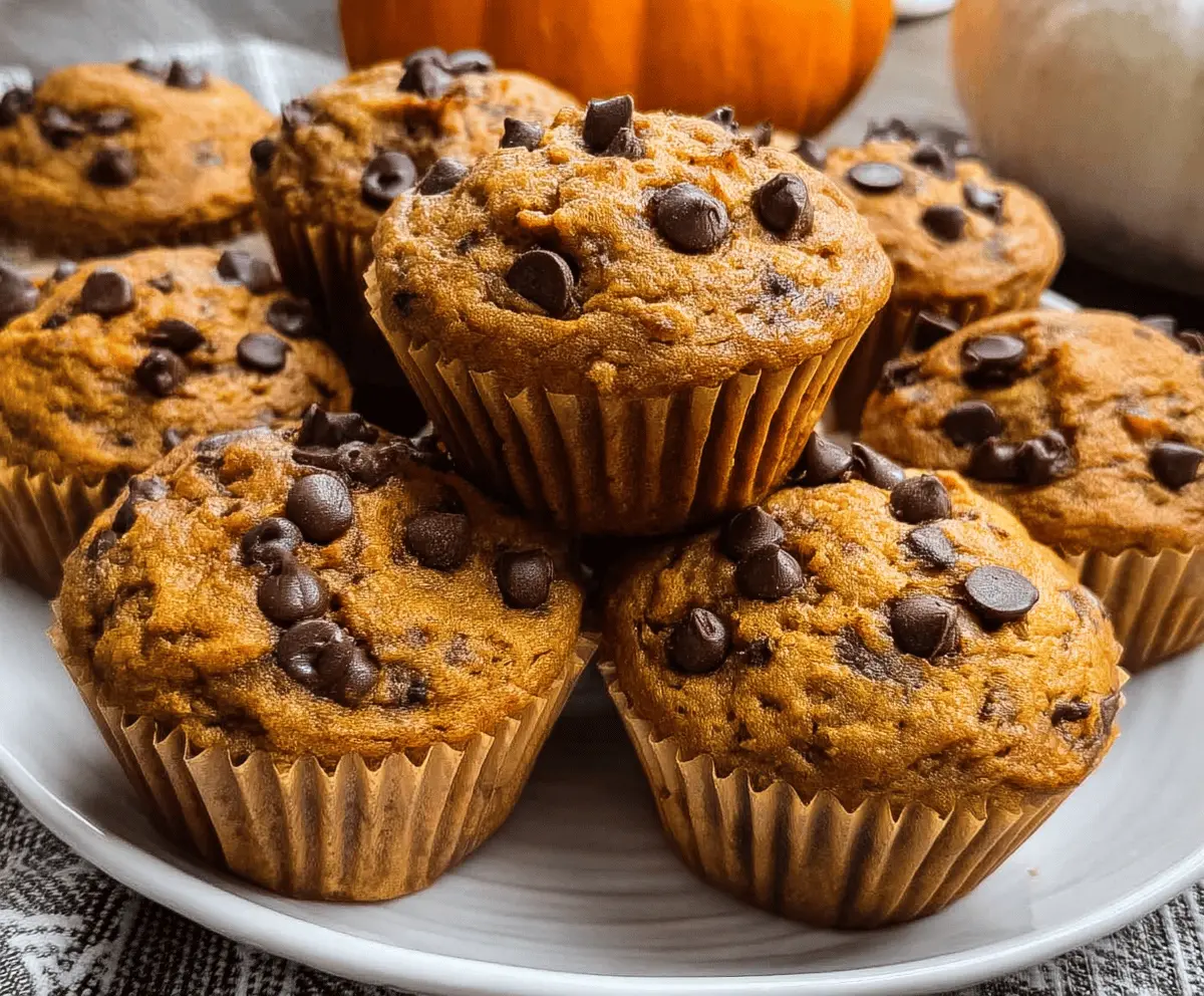 Moist Pumpkin Chocolate Chip Muffins Recipe
