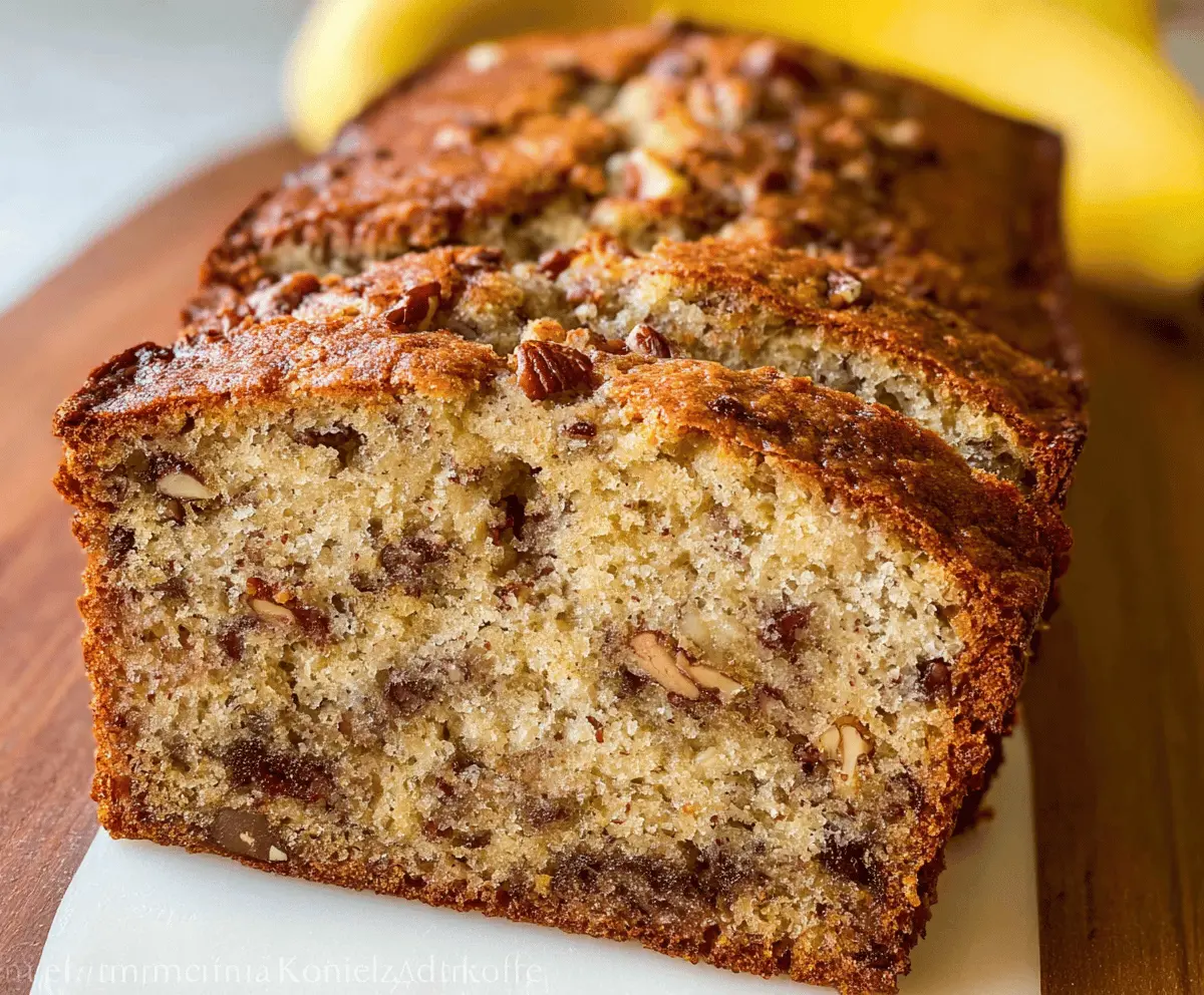 Easy Homemade Banana Nut Bread Recipe