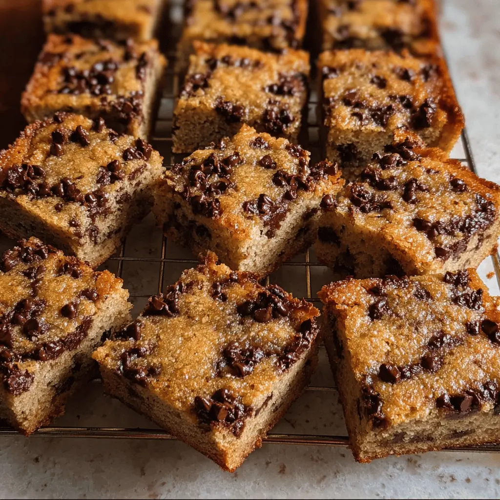 Easy Chocolate Chip Banana Bars Recipe