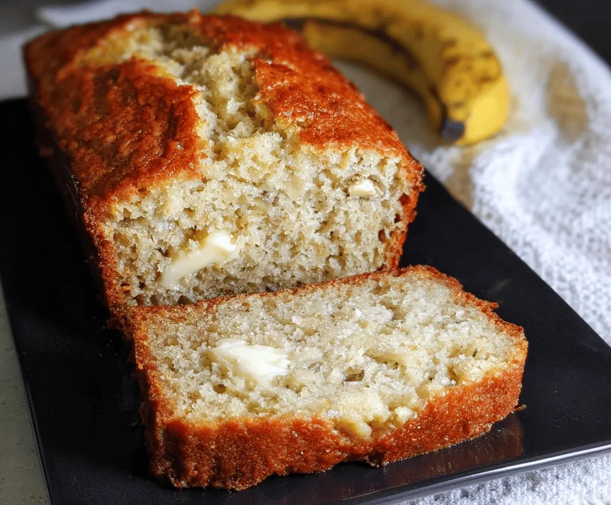 Moist Buttermilk Banana Bread Recipe