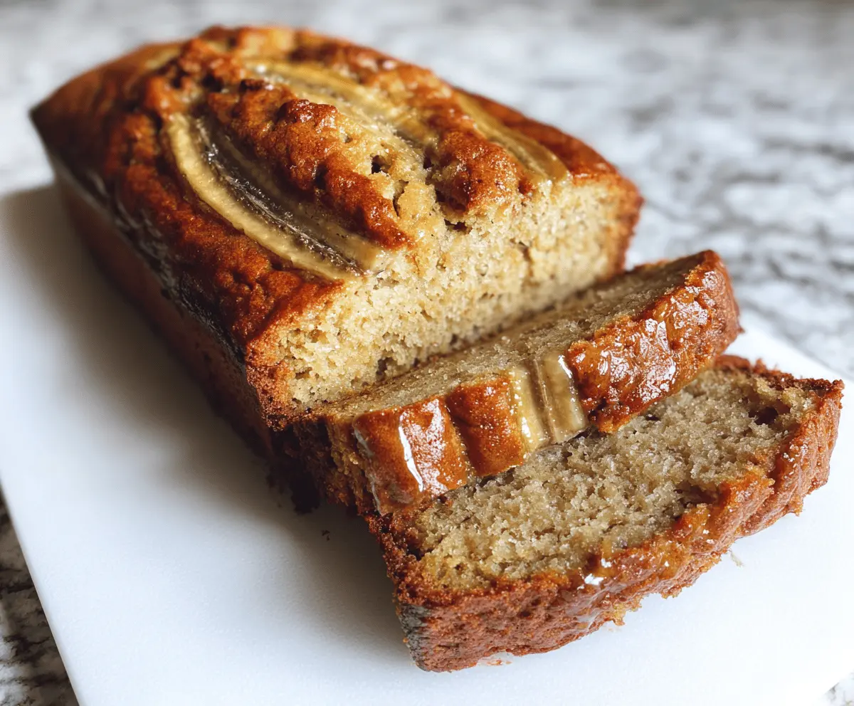Moist Honey Vanilla Banana Bread Recipe