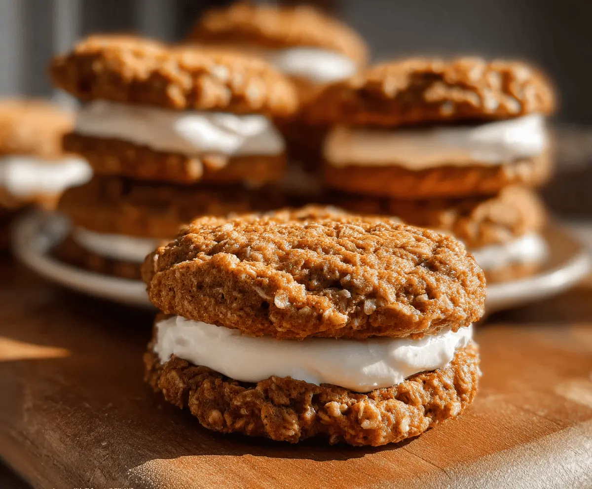 Easy Pumpkin Oatmeal Cream Pies Recipe